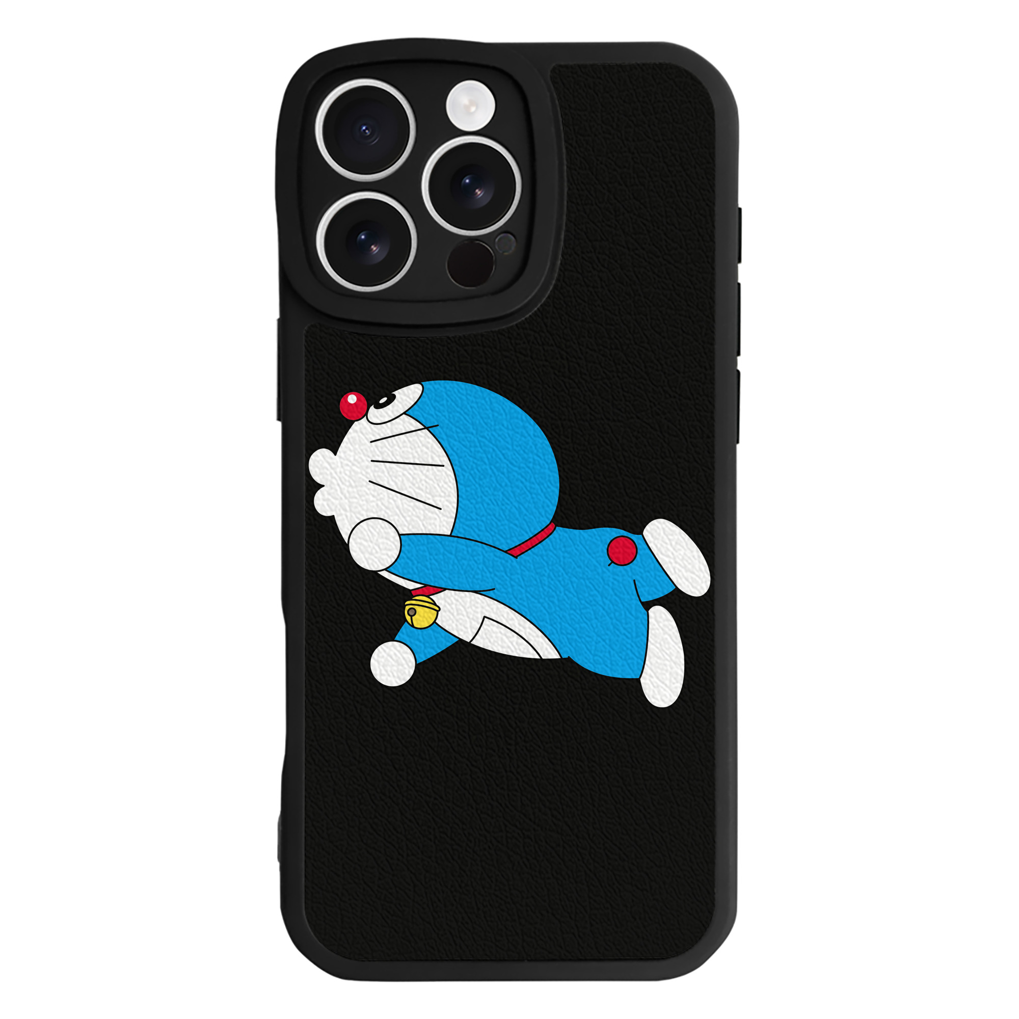 （画像用） ドラえもん Doraemon 【iPhone 16シリーズ対応】シリコンスマホケース（レザー調） 材質：シリコン